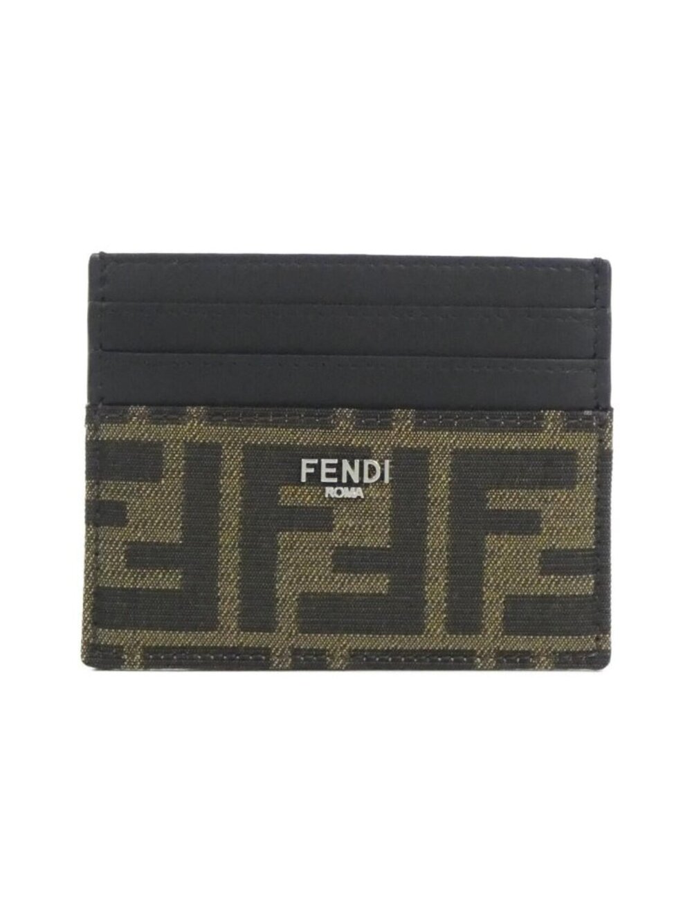 Fendi Card Case Holders Brown
